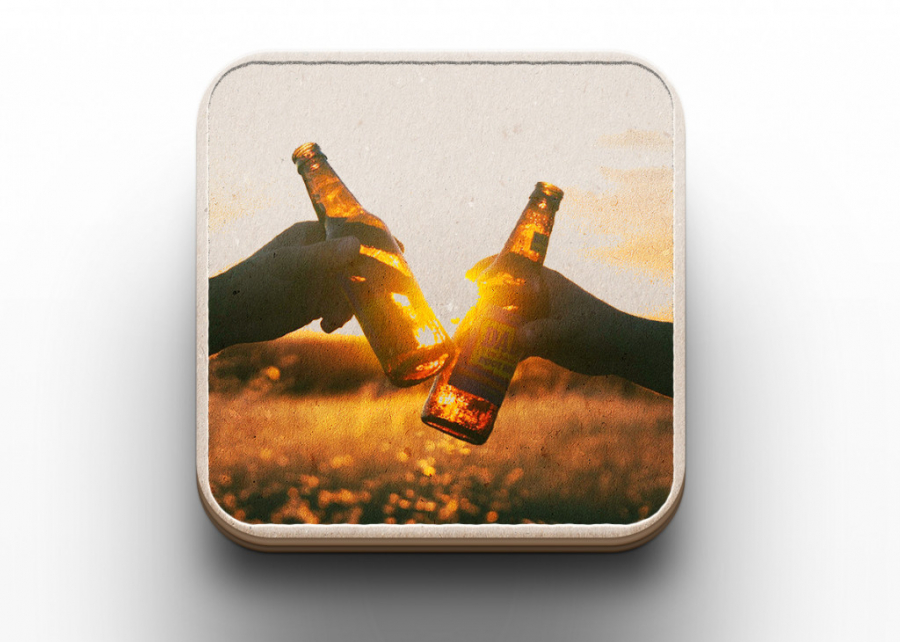 Fotocadeau bierviltje